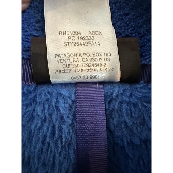 PATAGONIA Re-Tool 1/4 Snap-T polartec fleece pullover jacket MEDIUM style 25442 - Picture 13 of 16